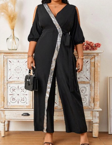 
						Salopeta SHEIN CURVE, negru