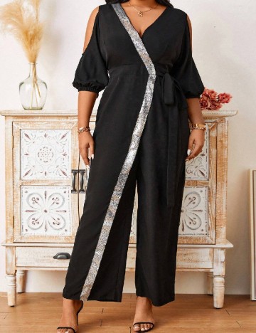 Salopeta SHEIN CURVE, negru