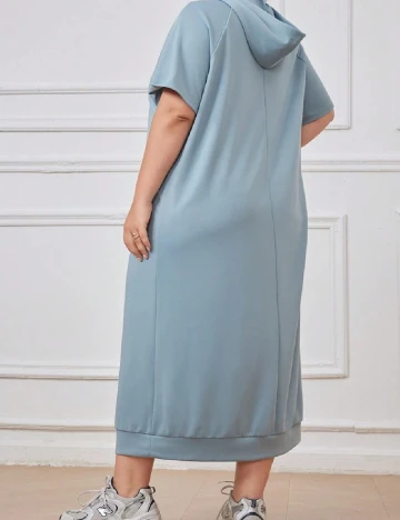 Rochie lunga SHEIN CURVE, albastru
