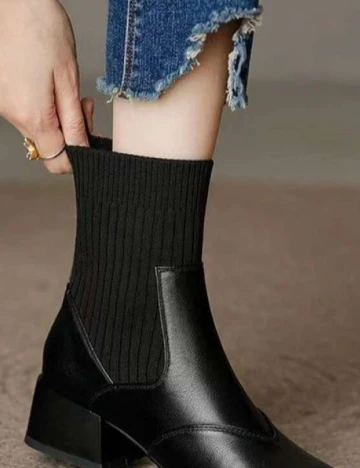 Botine SHEIN, negru