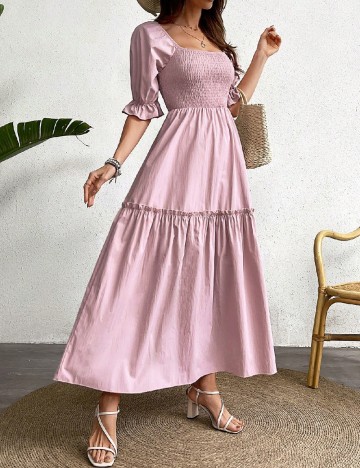 
						Rochie lunga SHEIN, roz