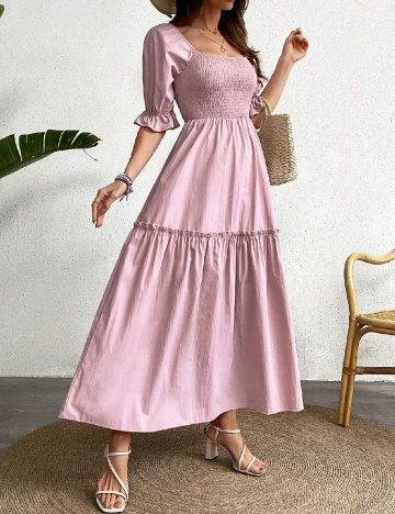 Rochie lunga SHEIN, roz Roz