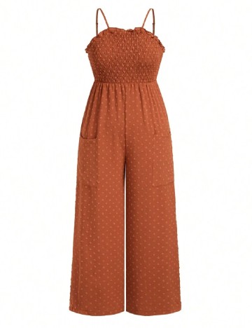 
						Salopeta SHEIN CURVE, maro