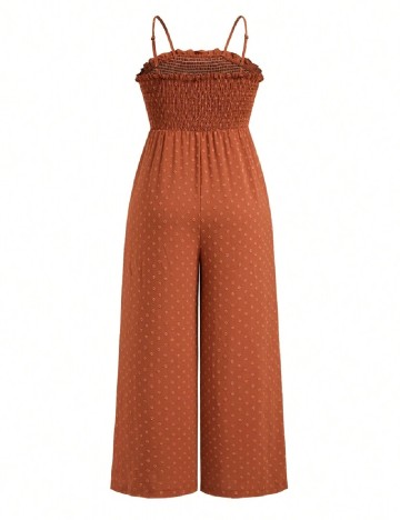 Salopeta SHEIN CURVE, maro