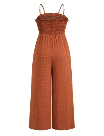 Salopeta SHEIN CURVE, maro