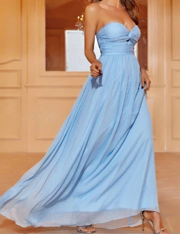 Rochie lunga Faeriesty, albastru