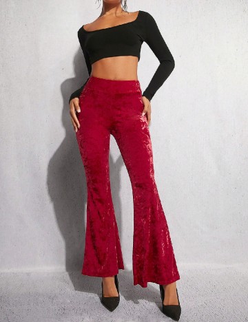 
						Pantaloni SHEIN, rosu