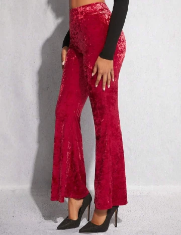 Pantaloni SHEIN, rosu