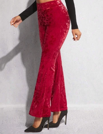 Pantaloni SHEIN, rosu