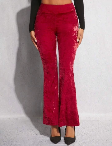 Pantaloni SHEIN, rosu