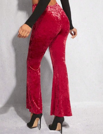 Pantaloni SHEIN, rosu