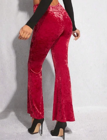 Pantaloni SHEIN, rosu