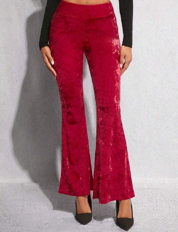 Pantaloni SHEIN, rosu