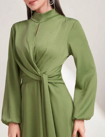 Rochie lunga SHEIN, verde Verde