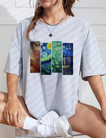 Tricou SHEIN, gri