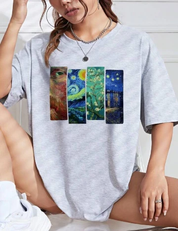 Tricou SHEIN, gri