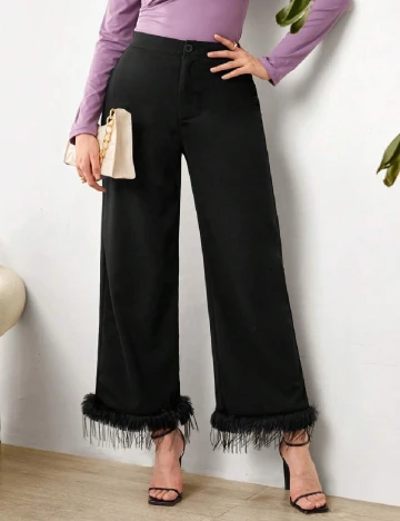 Pantaloni SHEIN, negru