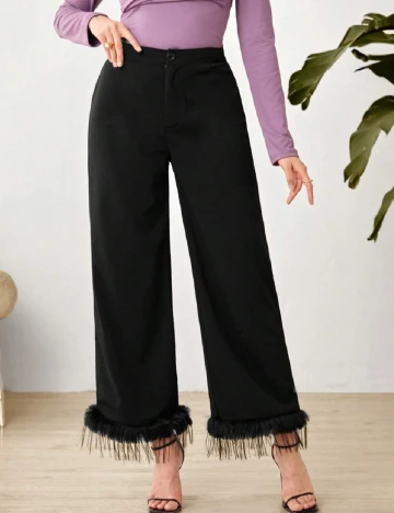 Pantaloni SHEIN, negru