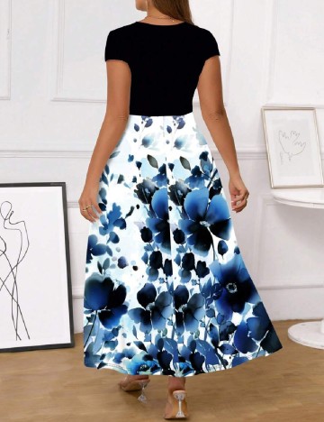 Rochie lunga SHEIN CURVE, floral