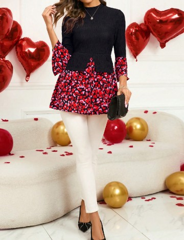 Bluza Emery Rose, negru