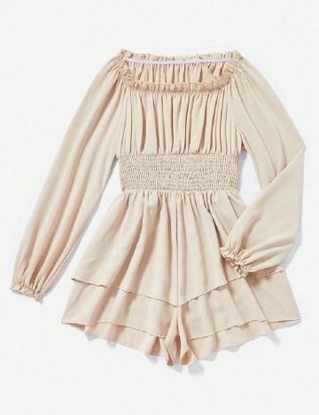 
						Salopeta SHEIN, crem