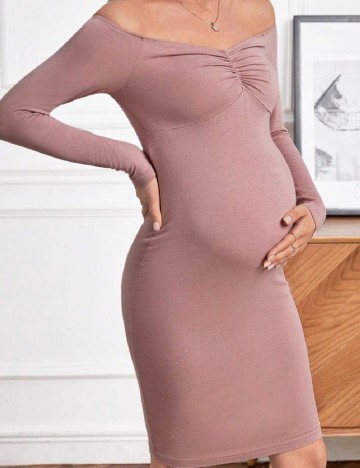 Rochie scurta SHEIN Maternity, roz