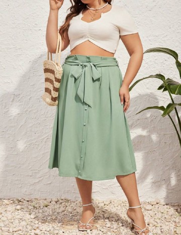 
						Fusta SHEIN CURVE, verde