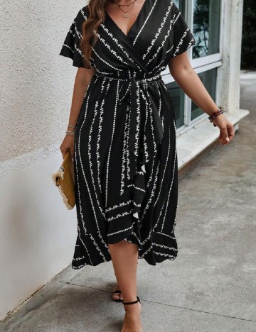 Rochie lunga SHEIN CURVE, negru