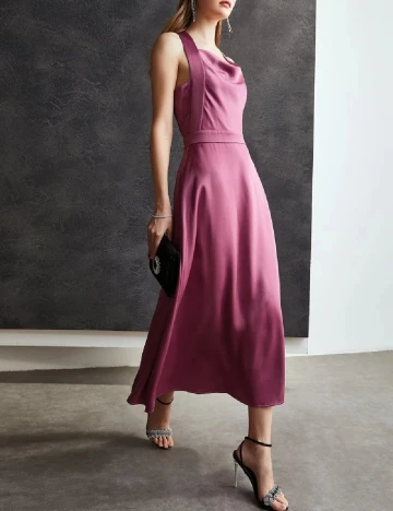 Rochie medie MOTF, mov Mov