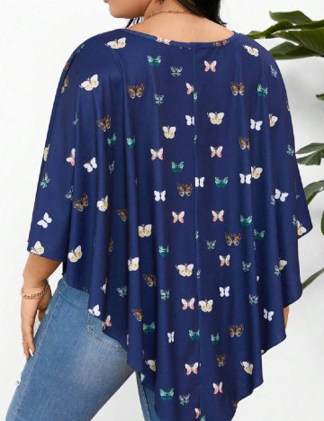 Bluza Emery Rose Curve, bleumarin