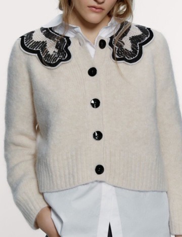 Pulover Zara, bej, S