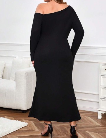 Rochie medie SHEIN CURVE, negru
