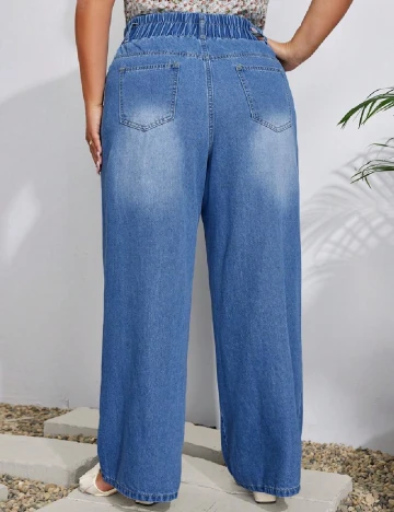 Blugi SHEIN CURVE, albastru