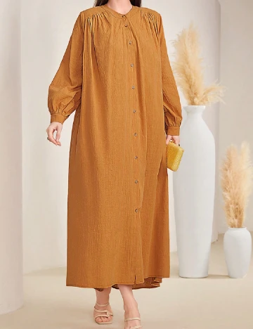 Rochie lunga SHEIN, portocaliu