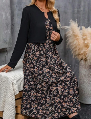 Rochie medie SHEIN, negru Negru