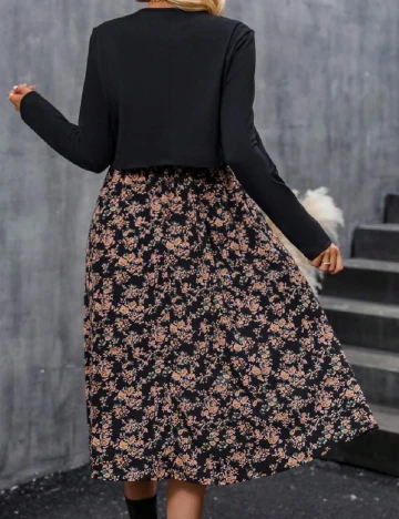 Rochie medie SHEIN, negru Negru