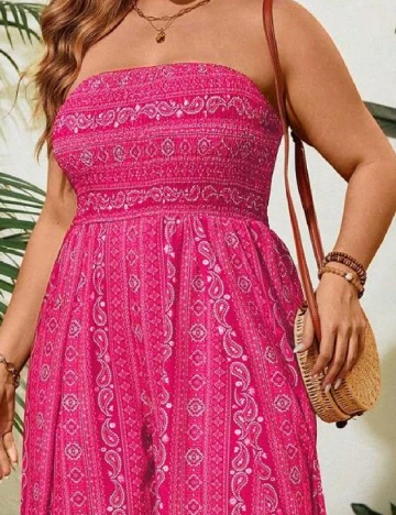 Salopeta SHEIN CURVE, roz