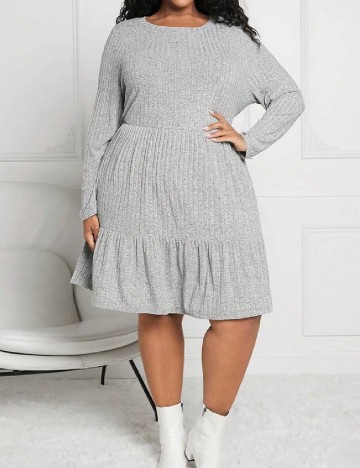 
						Rochie scurta SHEIN CURVE, gri