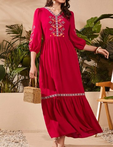 
						Rochie lunga SHEIN, rosu