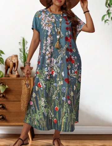 
						Rochie medie Emery Rose Curve, floral