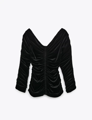 Top Zara, negru, L