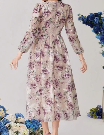 Rochie medie SHEIN, floral print