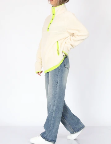 Jacheta American Eagle, ecru Alb