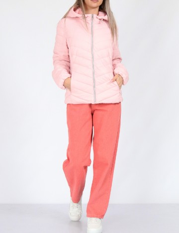
						Geaca Stradivarius, roz