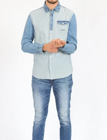 Camasa Guess, albastru