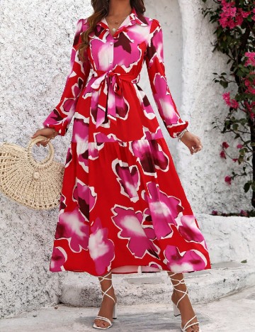 
						Rochie medie SHEIN, rosu
