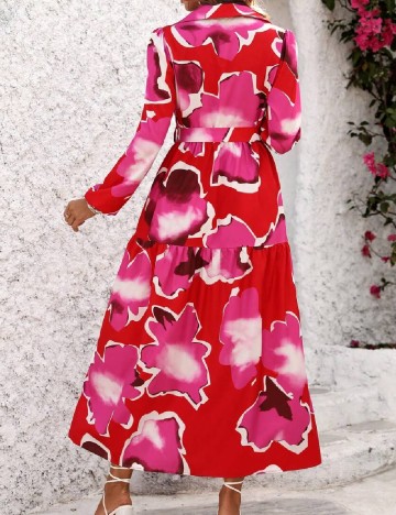 Rochie medie SHEIN, rosu