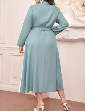 Rochie medie SHEIN CURVE, albastru