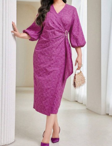 
						Rochie medie SHEIN CURVE, magenta