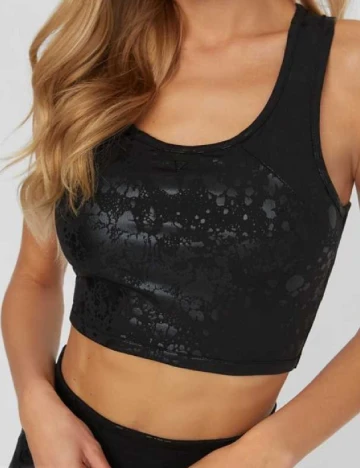 Bustiera sport Guess, negru Negru
